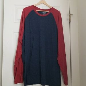 New vintage style baseball crew tee